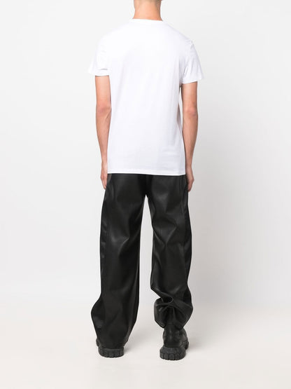 Balmain Paris Gold Foil T-Shirt White