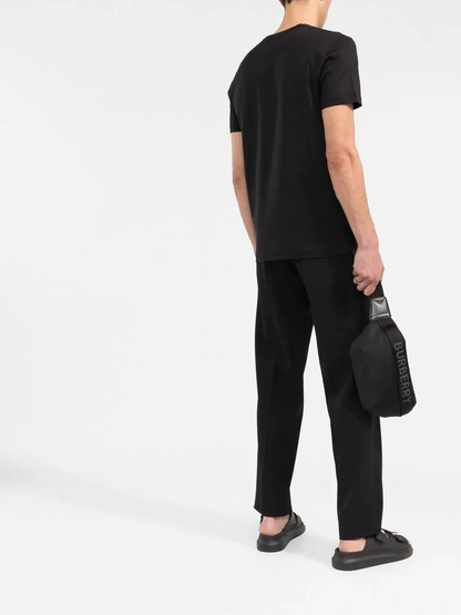 Dolce & Gabbana Logo Patch T-Shirt Black G8KBAZ G7C6S