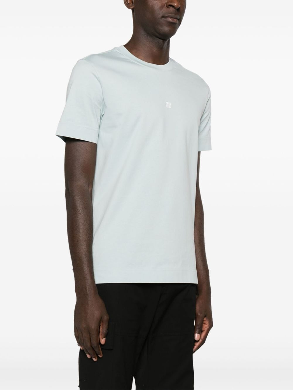 Givenchy 4G Embroidered T-Shirt Blue BM716G3YCD-456