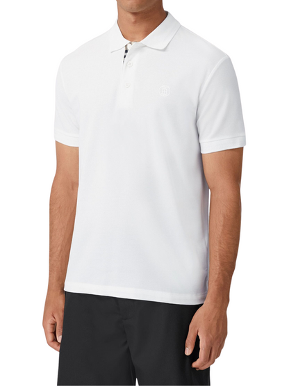 White burberry 2024 polo mens