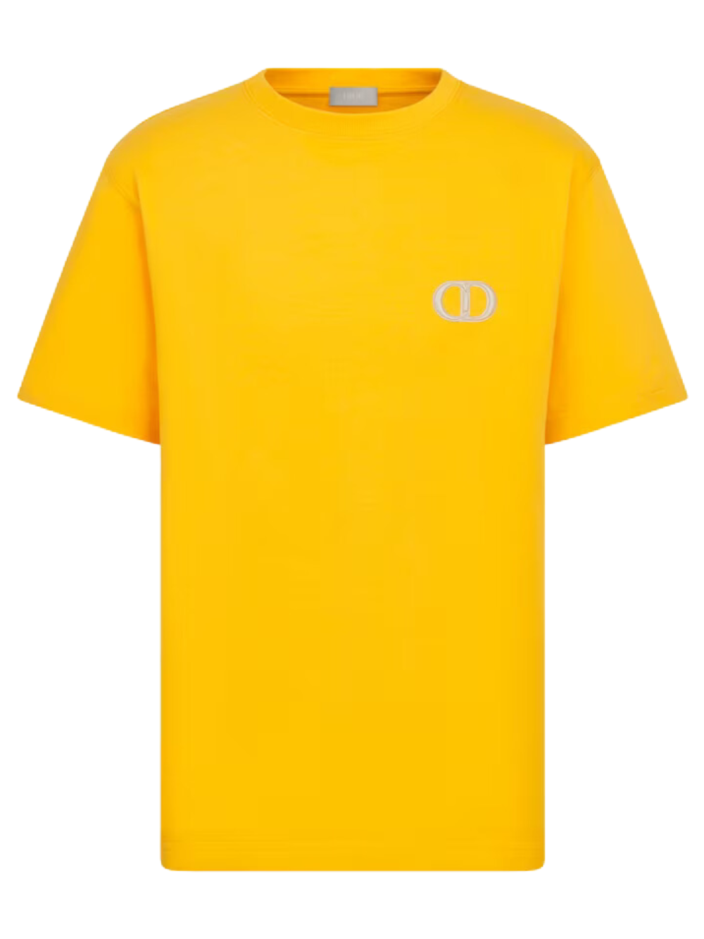 Dior CD Icon Yellow T-Shirt Relaxed Fit 943J605A0554_C281