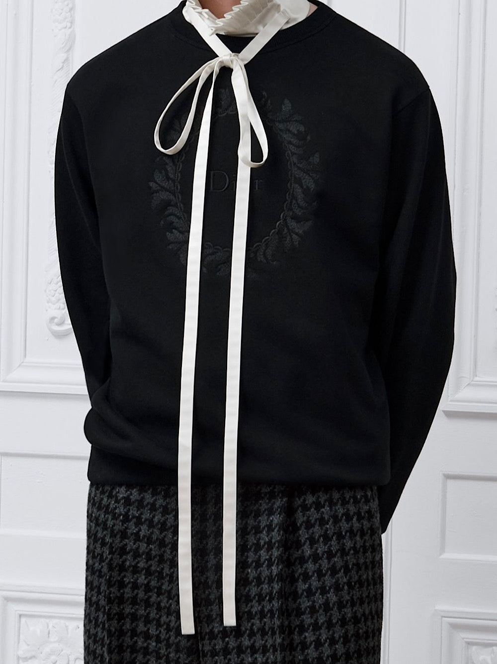 Dior Medallion Circle Sweatshirt Black