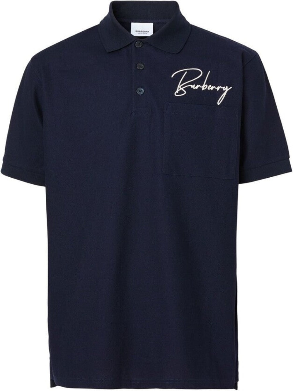 Burberry Signature Logo Embroidered Polo Shirt 8057628