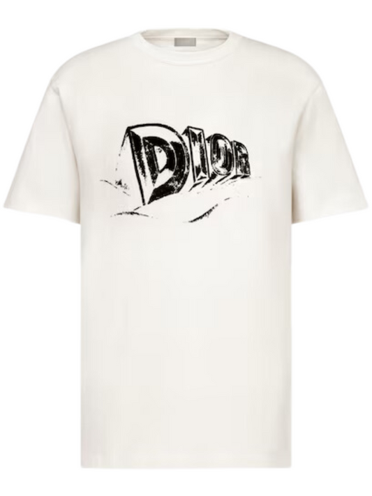 Dior Slub Cotton Jersey T-Shirt 393J696A0849