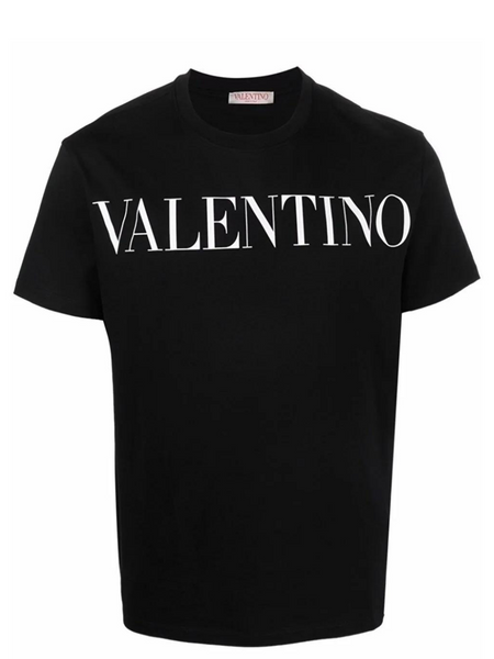 VALENTINO VDロゴ入り ブラックTシャツ Valentino Logo Print T-Shirt Black – DemandUK