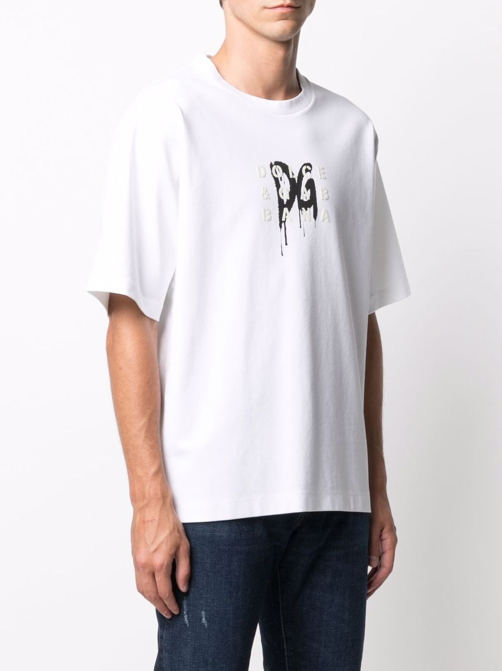 Dolce Gabbana Stencil T-Shirt G8MS1ZFUGK4