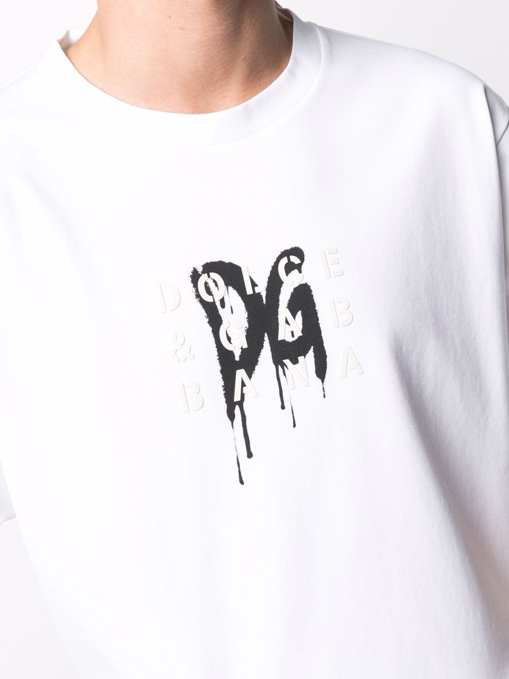 Dolce Gabbana Stencil T-Shirt G8MS1ZFUGK4