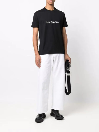 Givenchy Reverse Logo T-Shirt  BM71653Y6B Slim Fit