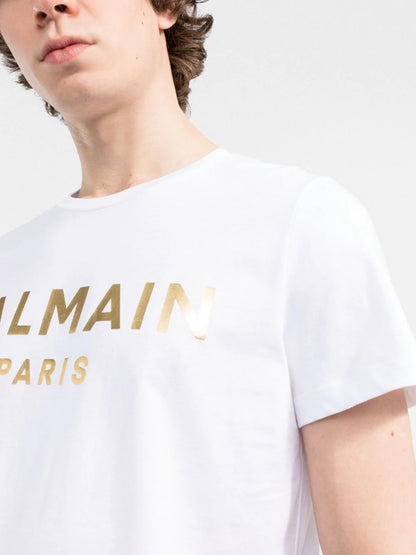 Balmain Gold T-Shirt XH0EF000BB29