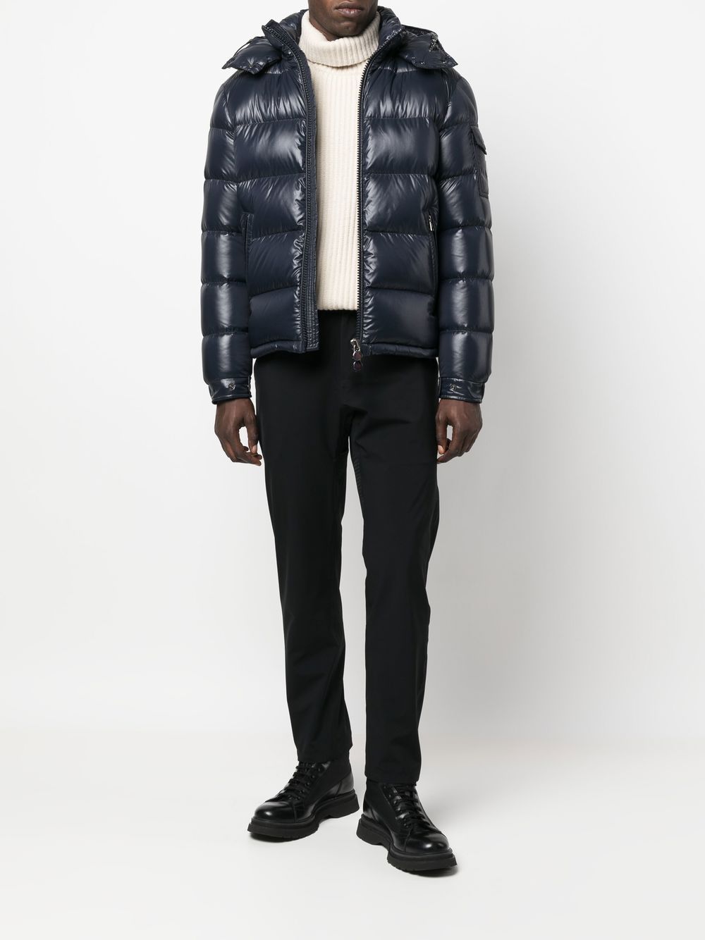 Moncler maya shop navy blue