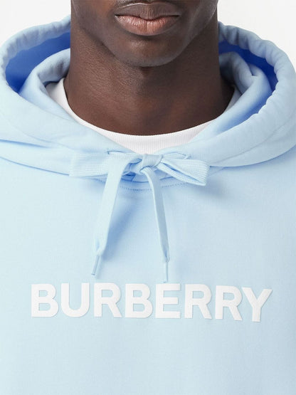Burberry Ansdell Logo Hooded Sweatshirt Blue 8057525
