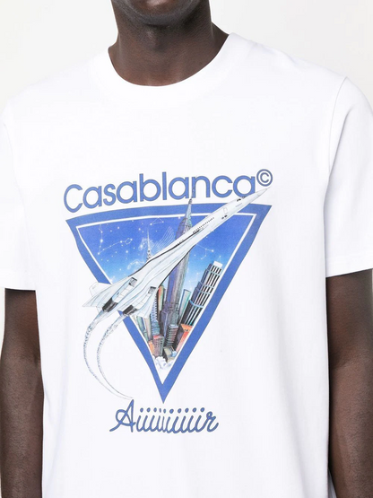 Casablanca White Air T-Shirt MF22JTS00122