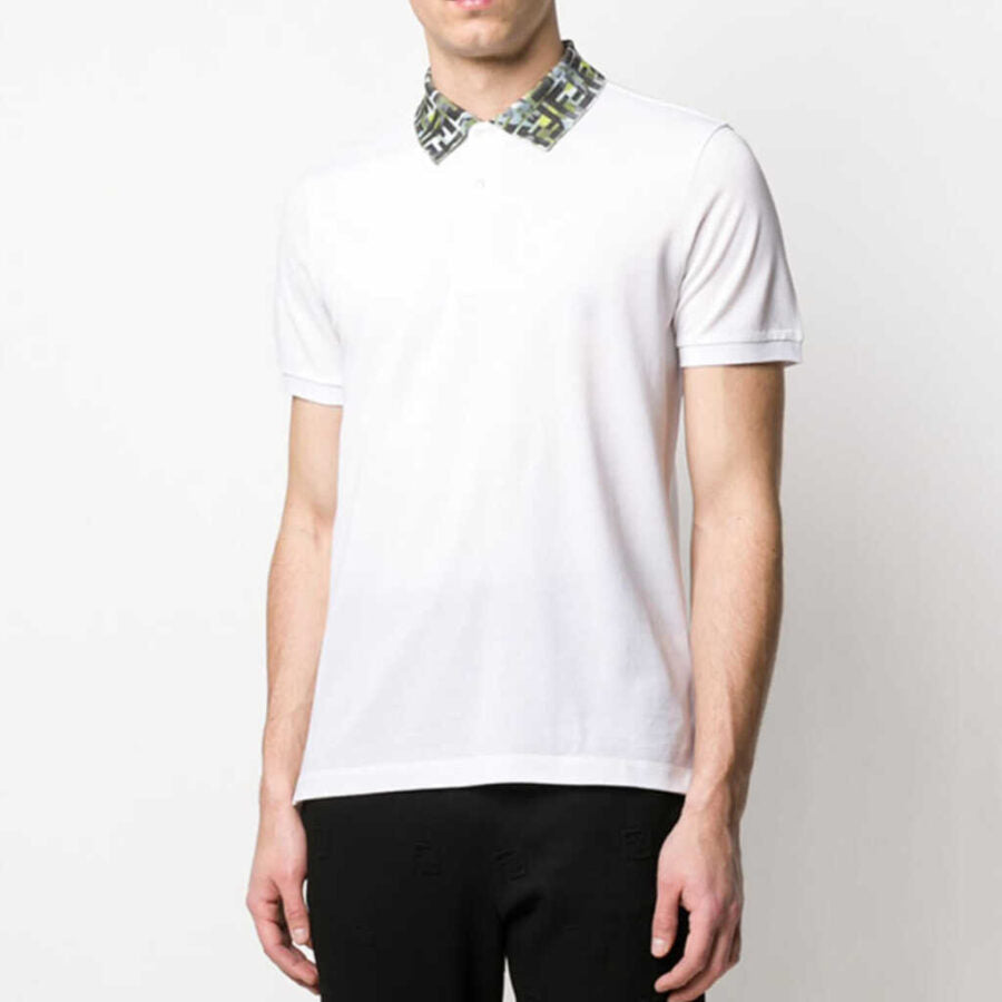 Fendi FF Collar Polo Shirt FAF572ABTU