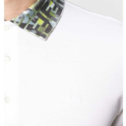 Fendi FF Collar Polo Shirt FAF572ABTU