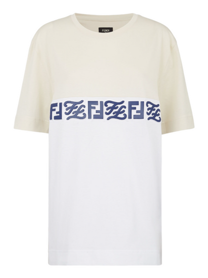 Fendi Kalligraphy T-Shirt FY0936AIU8F0ZE0