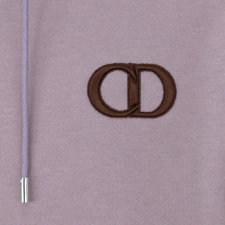 Dior CD Icon Mauve Hooded Sweatshirt